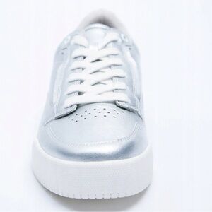 Zara silver sneakers